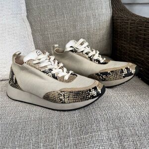 Loeffler Randall women’s remi sneaker snakeskin